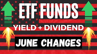 June USA Yield And Distribution Changes to Covered Call ETFs [upl. by Ociram]