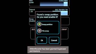 AMemBoost  swap enabler demo [upl. by Honniball]