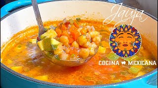 Sopa De Garbanzos A La Mexicana y Cómo Cocerlos A La Perfección [upl. by Norraj]