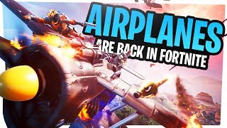 Airplanes are BACK in FORTNITE  The NEW Air Royale LTM is SICK [upl. by Inerney217]