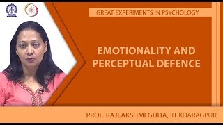 Emotionality and Perceptual Defence [upl. by Eddie507]