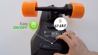 Stary electric skateboard tested by elongboardch [upl. by Buffo523]