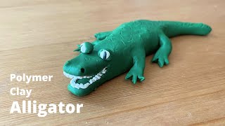 How to Make a Polymer Clay Alligator [upl. by Teyut100]