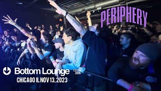 PERIPHERY LIVE SATELLITES BOTTOM LOUNGE SOLD OUT CHICAGO IL NOV 13 2023 [upl. by Rexferd]