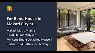 For Rent House in Makati City at Dasmarinas Village [upl. by Aicertap]