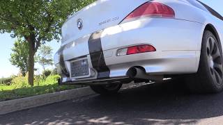 BMW 645Ci V8 Sound Exhaust Test Drive [upl. by Vernice]