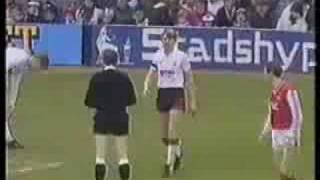 Stuart Pearce Yellow Card v Arsenal FA Cup QF 88 [upl. by Carlene]