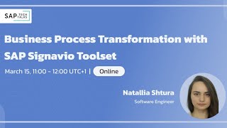 Business Process Transformation with SAP Signavio Toolset [upl. by Uda469]