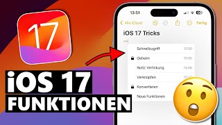 iOS 17 Funktionen die du GARANTIERT noch nicht alle kennst 😲 [upl. by Jobey]