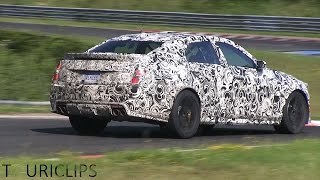 2016 Cadillac CTSV spied testing on the Nürburgring [upl. by Graniah]