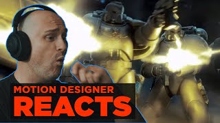 Astartes  Motion Designer Reacts  Warhammer 40k [upl. by Nnylekoorb23]