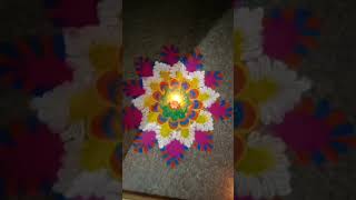 Rangoli khushiyon se bhari😍❤🤩 [upl. by Lledroc]