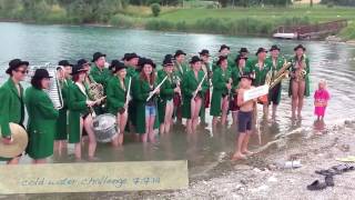 Water Challenge  Stadtmusik Pfullendorf spielt den Narrenmarsch [upl. by Nolek]