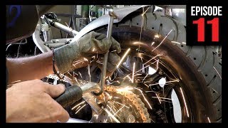 Bobber Metal Fabrication  HONDA CB650  Episode 11 [upl. by Wixted]