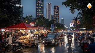 Jakarta Indonesia🇮🇩 The Super Modern Capital of Indonesia 4K HDR [upl. by Ahsikal]