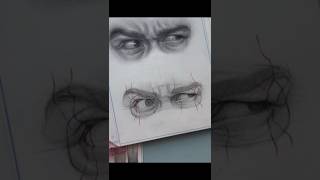 Eye Portrait Painting For Beginners । portrait painting sketch shortsart pencildrawing [upl. by Meesaw]