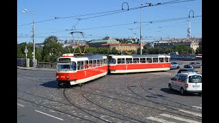 Spécial Europe tour  A la chasse aux tramways T3 de Prague [upl. by Gaylene888]