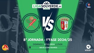 LEIXÕES SC MERCAINOX x SC BRAGA  8ªJORNADA  LIGA SOLVERDEPT 2024 2025 [upl. by Isac]