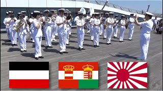 Alte Kameraden  Unter dem Doppeladler ✠ Japanese Navy Band [upl. by Ynamad581]