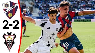 Huesca vs Albacete 22 Todos los goles y resumen ampliado [upl. by Salaidh]