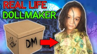 REAL LIFE DOLL MAKER IN A MYSTERY BOX THIS DOLL MOVED [upl. by Cary743]