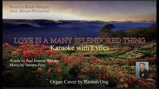 Love Is A Many Splendored Thing  Karaoke Cover with Lyrics by Ramon Ong karaoke youtubevideos [upl. by Nedap]