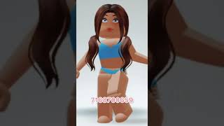 Roblox Swimsuit Codes  Bloxburg shorts [upl. by Abdella968]