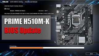 ASUS PRIME H510MK BIOS Update [upl. by Azrim]