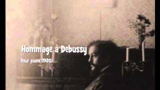 Germaine Tailleferre Hommage à Debussy 1920 [upl. by Nadaha323]