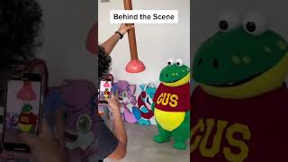 Behind The Scene 🎬 No Worries Gus The Gummy Gator Is Fine [upl. by Drye]