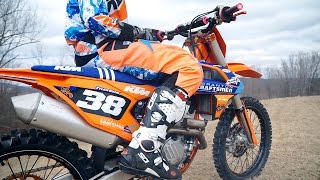 KTM 250sxf Factory Edition  Private Track [upl. by Hedberg361]