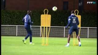 Sakho et Abidal jonglent à lentraînement [upl. by Hathaway508]