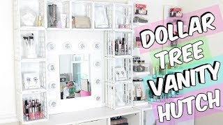 DOLLAR TREE HUTCH CUBE ORGANIZER DIY [upl. by Gnaig]