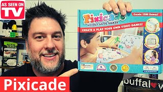 Pixicade Review STEM activities for kids Create and play your own video game Pixicade 331 [upl. by Nalor]