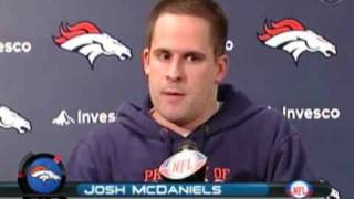 McDaniels Press Conference on the Cutler Trade [upl. by Delastre]