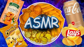 Filling Platter ASMR  CocaCola Lays Cheetos Bruschette [upl. by Rainger819]