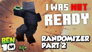 Failing To Beat Minecraft With a Randomizing Omnitrix Part 2 Minecraft Ben 10 Challenge [upl. by Cynthia]