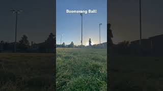 Boomerang Ball football god kickers AdamBotkin soonersportscom [upl. by Etnahsal874]