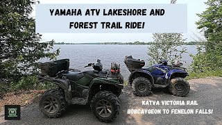 LakeshoreForest ATV Trail Ride Downtown Fenelon Falls and Lunch By The Locks [upl. by Joslyn396]