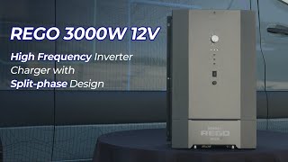 Introducing Renogy 3000W 12V Pure Sine Wave High Frequency Splitphase Inverter Charger [upl. by Irret]