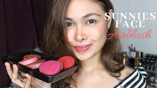 SUNNIES FACE AIRBLUSH  Honest Review [upl. by Eelrihs]