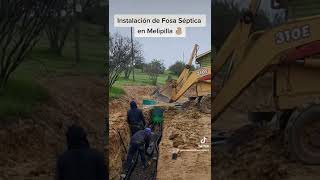 Instalación de Fosa Séptica 2500 litros en Melipilla 🇨🇱Trabajo al 💯 ✌🏻instalacionfosasepticacl [upl. by Nylirehc]