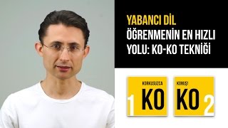 Yabancı dil öğrenmenin en hızlı yolu KOKO Tekniği [upl. by Blackington403]