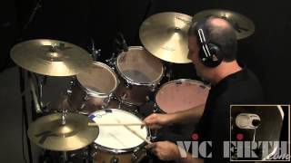 Drumset Lessons with John X Funky Sticking Part 2 [upl. by Sapienza]