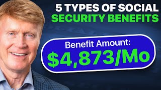 The 5 Types of Social Security Benefits  What Do You Qualify For 🤔 [upl. by Jarvey860]