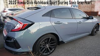 👍 Sonic Gray Pearl 2024 Civic Sport honda [upl. by Fernand]