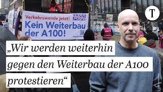 Protest gegen den Weiterbau der A100 [upl. by Vetter]