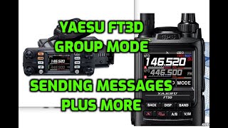 Yaesu FT3D and Yaesu FTM300  sending messages in GM mode [upl. by Trembly]