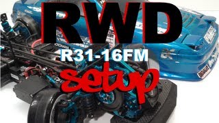 RWD  2wd  Rc Drift Setup R3116FM [upl. by Hamish]