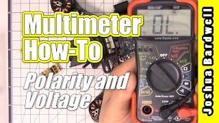 HOW TO USE A MULTIMETER to verify polarity and voltage [upl. by Jovi]